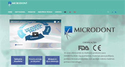 Desktop Screenshot of microdont.com.br